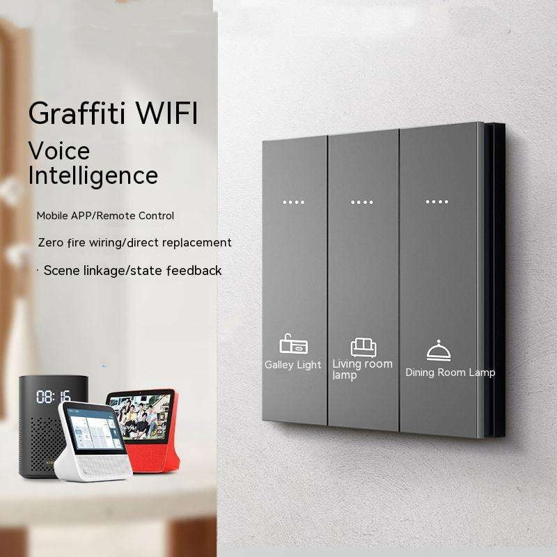 Smart Home Switch, Voice Control Switch, Wireless Light Switch - available at Sparq Mart