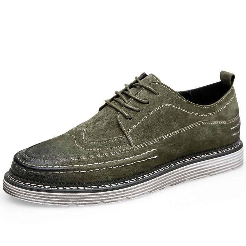 Brogue Dress Shoes, Elegant Leather Brogues, Suede Brogue Footwear - available at Sparq Mart