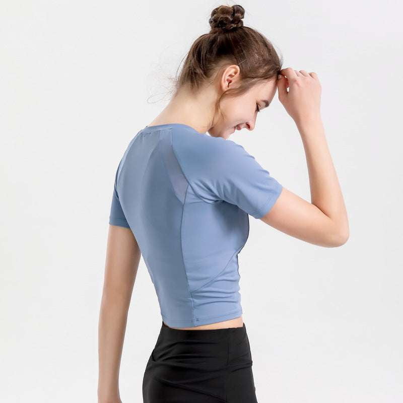 Breathable Yoga Shirts, Comfortable Yoga Tops, Slim Fit Yoga - available at Sparq Mart