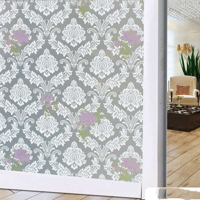 Bathroom Window Covering, Decorative Glass Film, Privacy Window Film - available at Sparq Mart