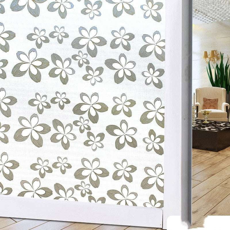 Bathroom Window Covering, Decorative Glass Film, Privacy Window Film - available at Sparq Mart