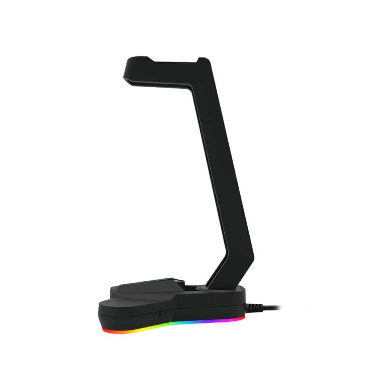 gaming headset stand, LED headphone dock, RGB headphone holder - available at Sparq Mart