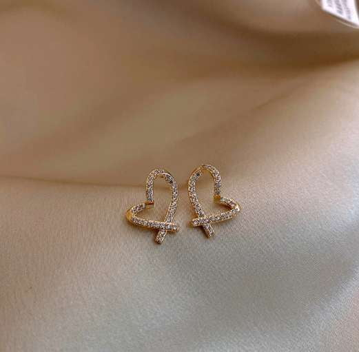 Luxury Fashion Earrings, Silver Needle Earrings, Sterling Stud Earrings - available at Sparq Mart