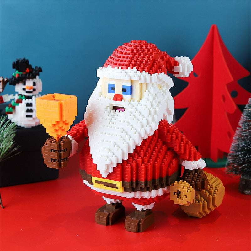 Christmas Toys Kids, Diamond Santa Claus, Santa Building Blocks - available at Sparq Mart