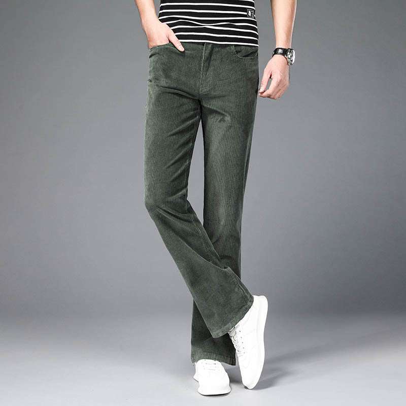 Korean pants, slim flared pants, stretch pants - available at Sparq Mart