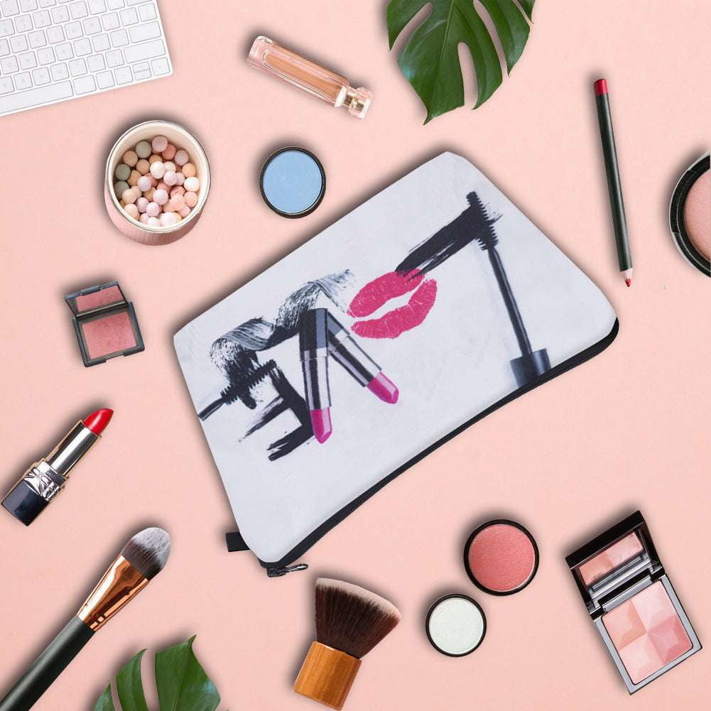 Multipurpose clutch, Printed makeup organizer, Women's makeup bag - available at Sparq Mart