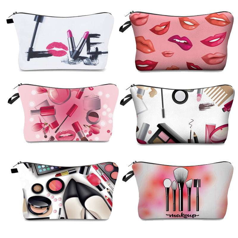 Multipurpose clutch, Printed makeup organizer, Women's makeup bag - available at Sparq Mart