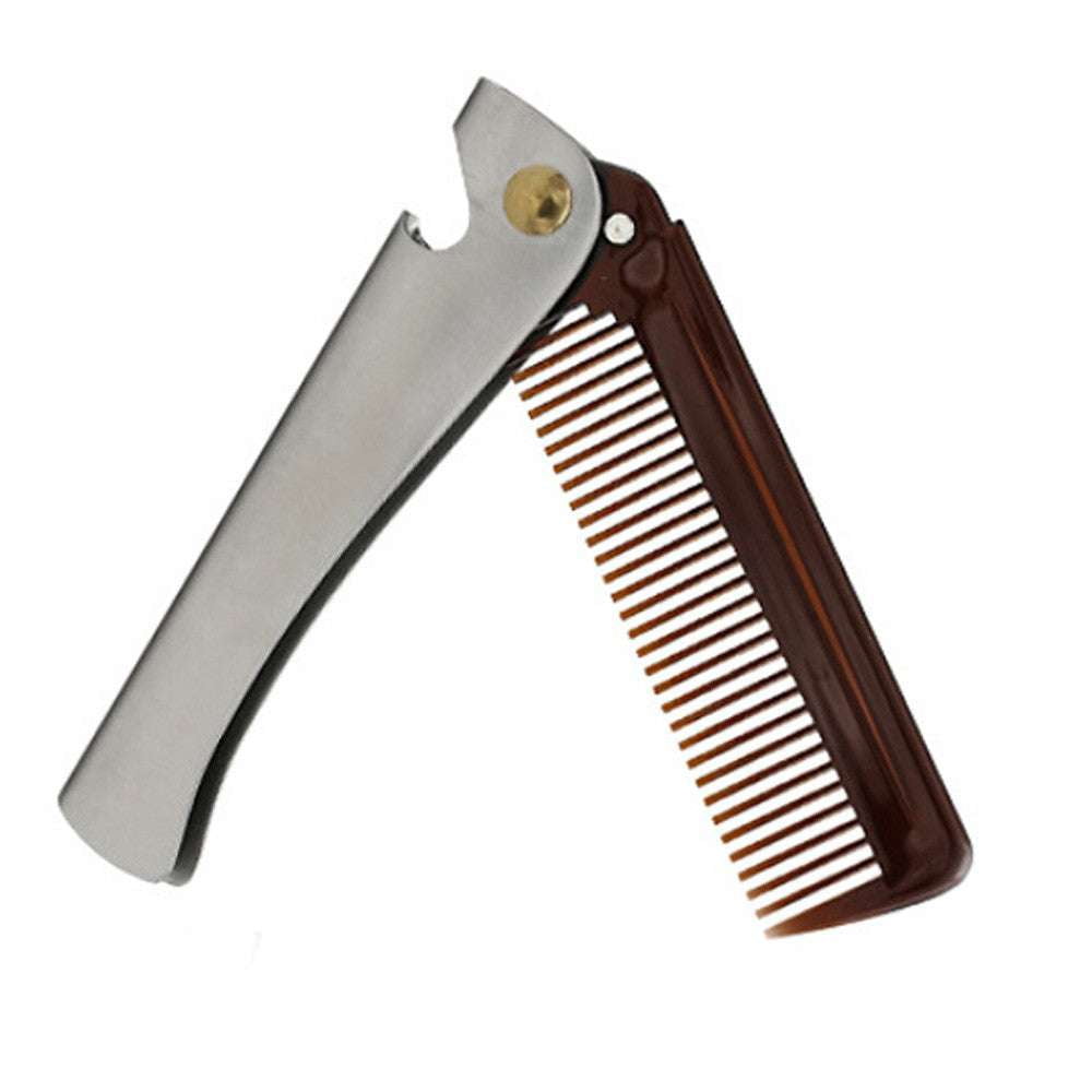 Portable Beard Comb, Stylish Pocket Comb, Travel Hair Grooming - available at Sparq Mart