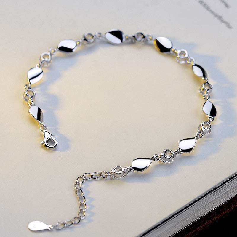 Diamond-Encrusted, Sparkling Bracelet, Sterling Silver - available at Sparq Mart