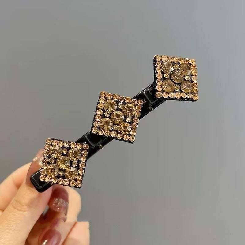 Children's Decorative Hairclip, Rhinestone Hairpin Accessory, Stylish Hair Clip - available at Sparq Mart