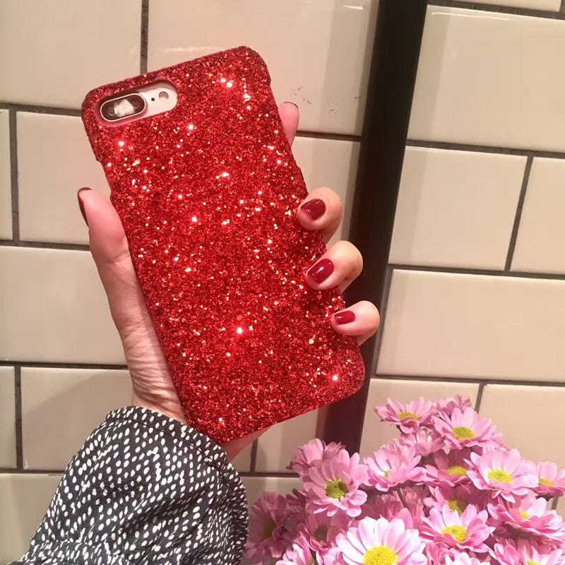 Durable Protective Case, Sequined iPhone Cover, Sparkling Phone Accessory - available at Sparq Mart