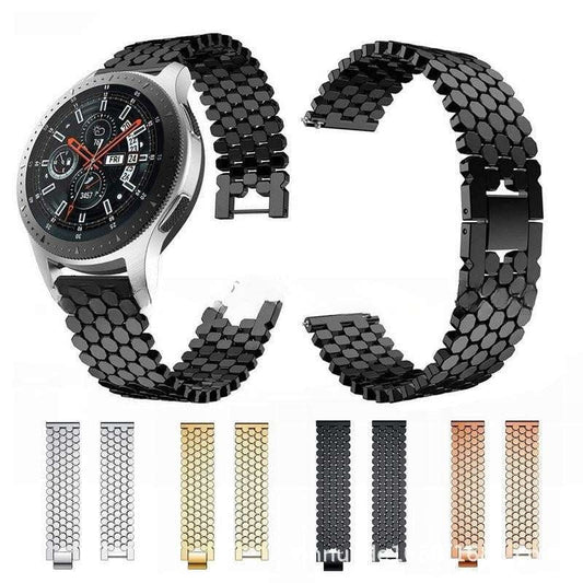 Chic Watch Strap, Durable Watch Accessory, Stainless Steel Wristband - available at Sparq Mart