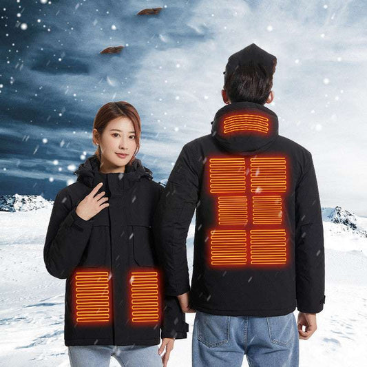 Men and Women, Rechargeable Winter Apparel, Smart Heating Jacket - available at Sparq Mart