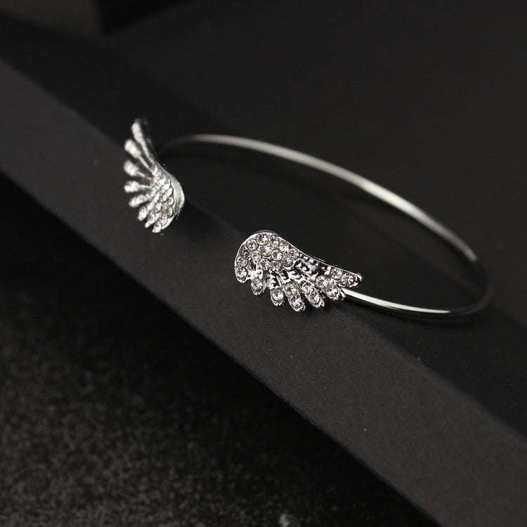 diamond wing bangle, exquisite jewelry, sparq mart - available at Sparq Mart