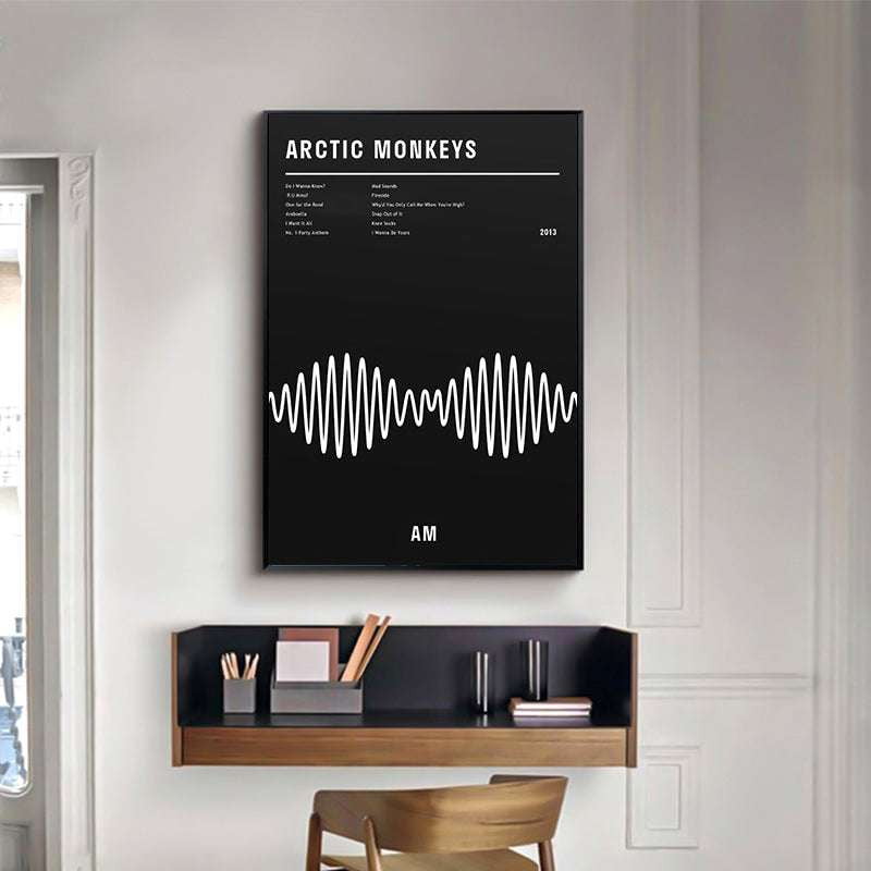 bedroom canvas art, modern canvas prints, rock music decor - available at Sparq Mart