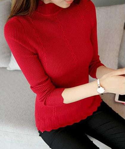 Casual Knit Sweaters, Chic Pullover Tops, Cozy Winter Fashion - available at Sparq Mart