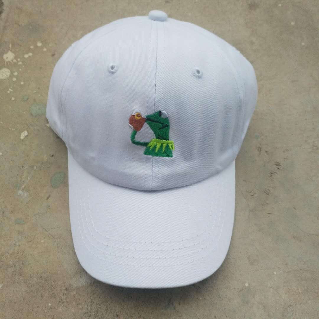 Adjustable Snapback Hat, Curved Brim Cap, Frog Baseball Hat - available at Sparq Mart