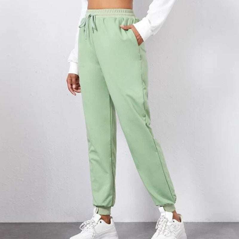 Lace-Up Sweatpants, Sports Pants Women's Feet, Stylish Casual Trousers - available at Sparq Mart