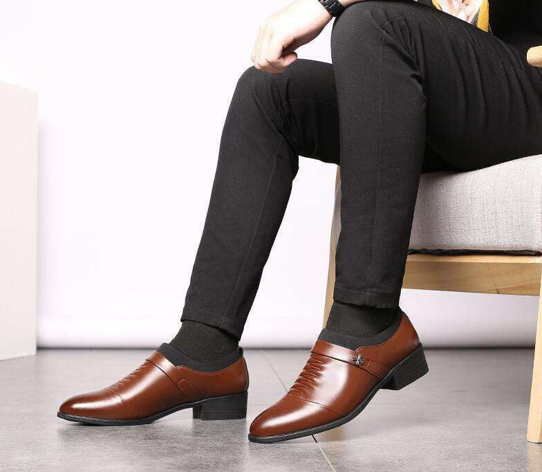 Fashionable Men's Footwear, Formal Business Shoes, Leather Shoes for Men - available at Sparq Mart