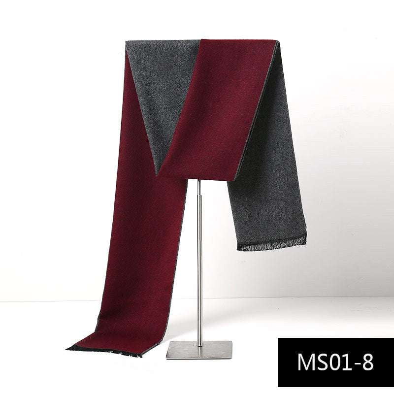 Autumn Chic Accessory, Cashmere Warm Scarf, Men's Winter Scarf - available at Sparq Mart