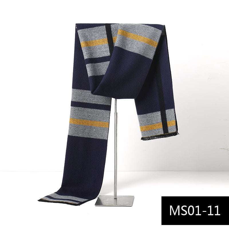 Autumn Chic Accessory, Cashmere Warm Scarf, Men's Winter Scarf - available at Sparq Mart