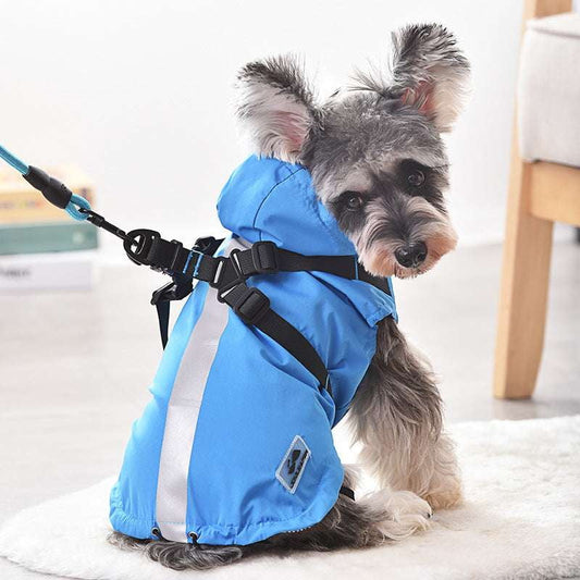 Dog Windbreaker Outdoor, Pet Raincoat Waterproof, Stylish Dog Apparel - available at Sparq Mart