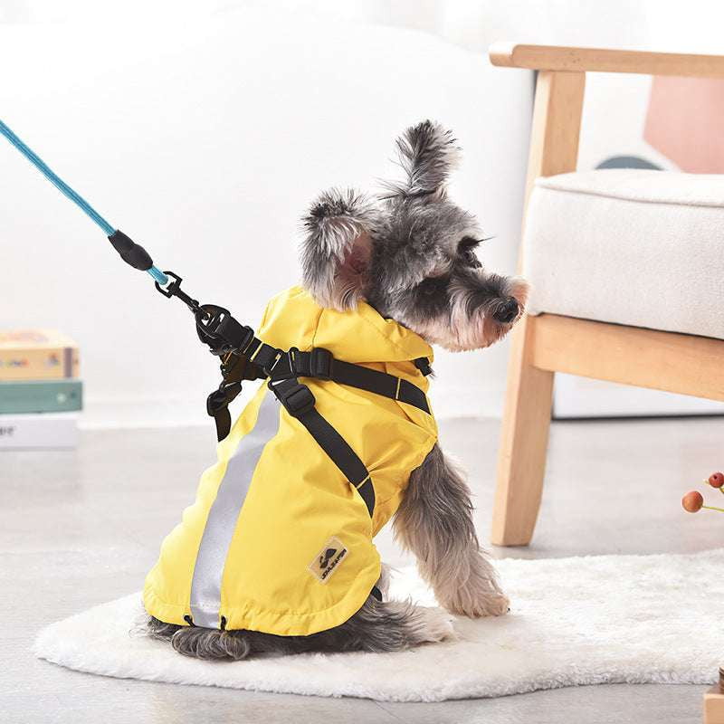 Dog Windbreaker Outdoor, Pet Raincoat Waterproof, Stylish Dog Apparel - available at Sparq Mart