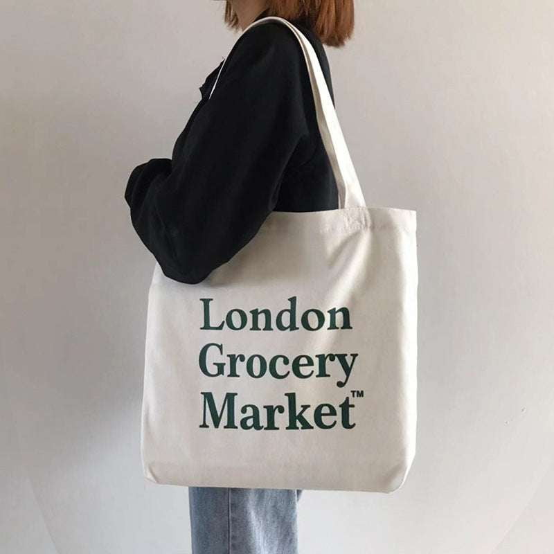 Casual Canvas Handbag, Shoulder Tote Bag, Student Canvas Bag - available at Sparq Mart