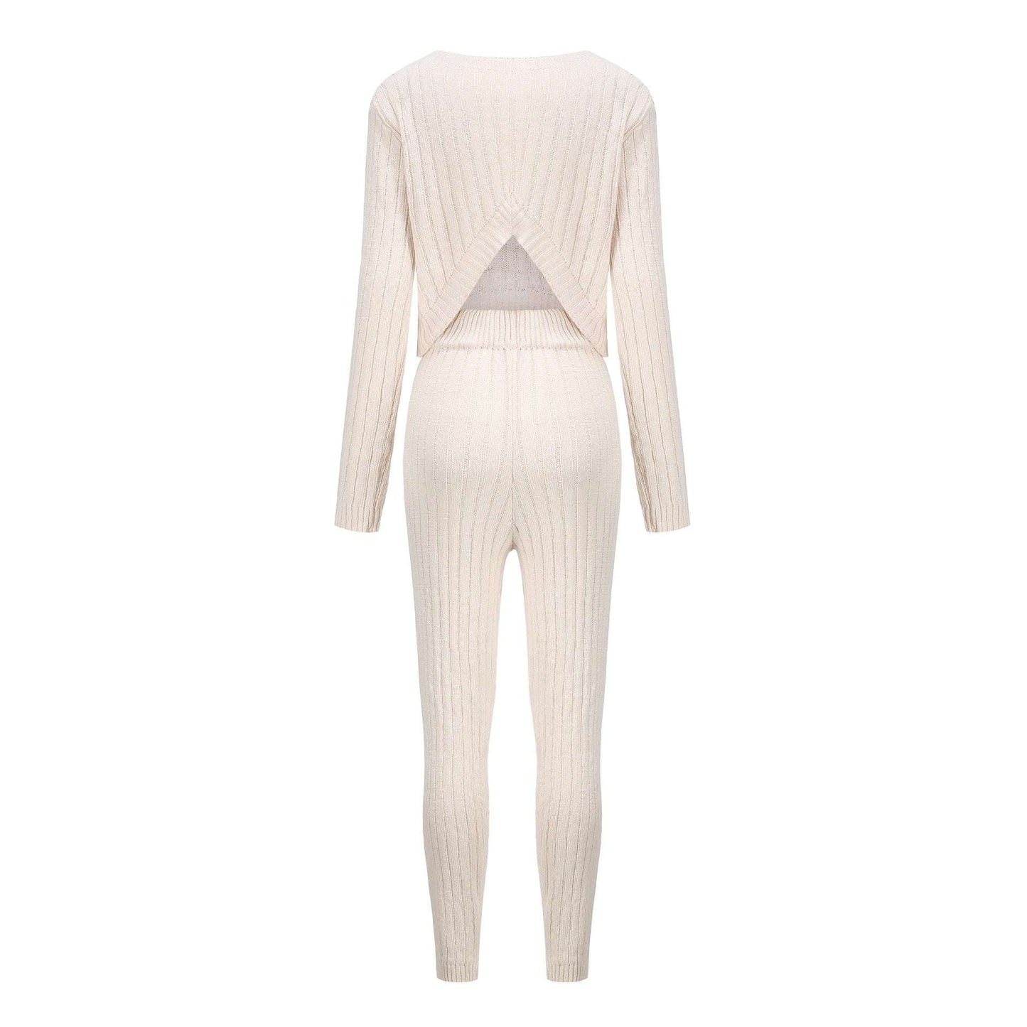 Beige sweater suit, L M S XL sweater suit, Stylish sweater suit - available at Sparq Mart