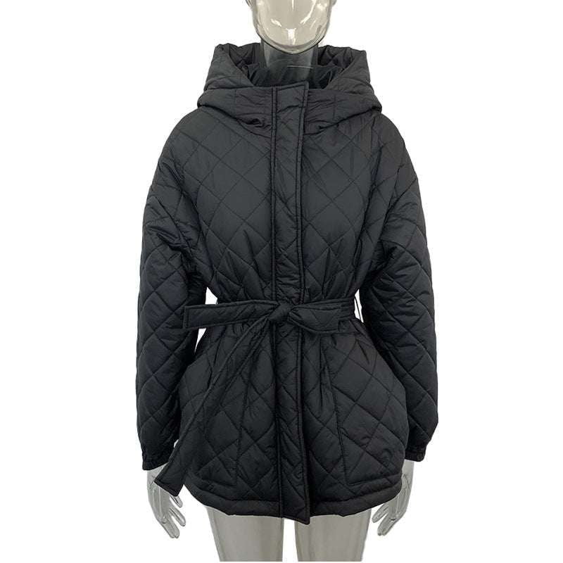 Plus Size Jacket, Stylish Thermal Jacket, Tie Down Cotton Top - available at Sparq Mart