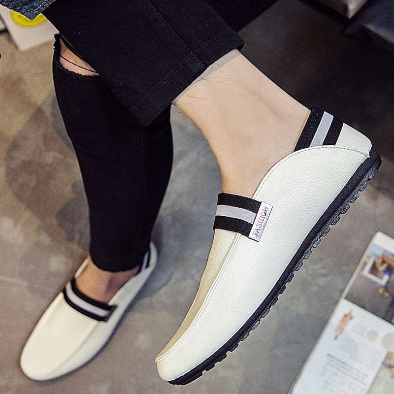 comfortable white shoes, fashionable white footwear, trendy white sneakers - available at Sparq Mart