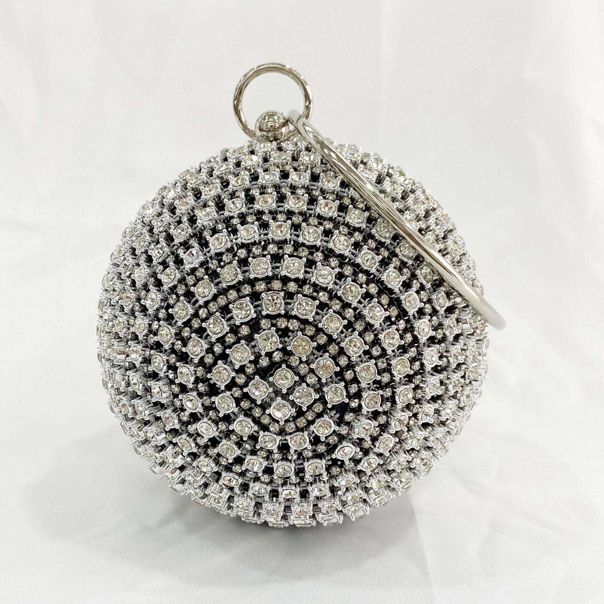 Chain Banquet Bag, Handmade Diamond Bag, Women's Fashion Bag - available at Sparq Mart