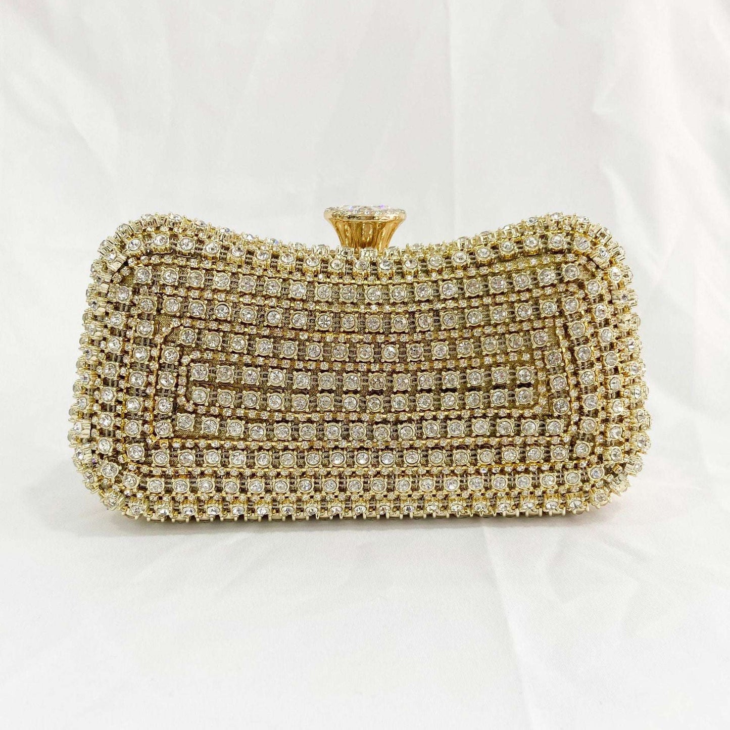 Chain Banquet Bag, Handmade Diamond Bag, Women's Fashion Bag - available at Sparq Mart