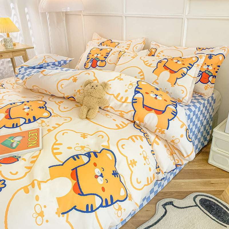 Aesthetic Bedding Collection, Comfortable Bed Sheets, Summer Quilt Sets - available at Sparq Mart