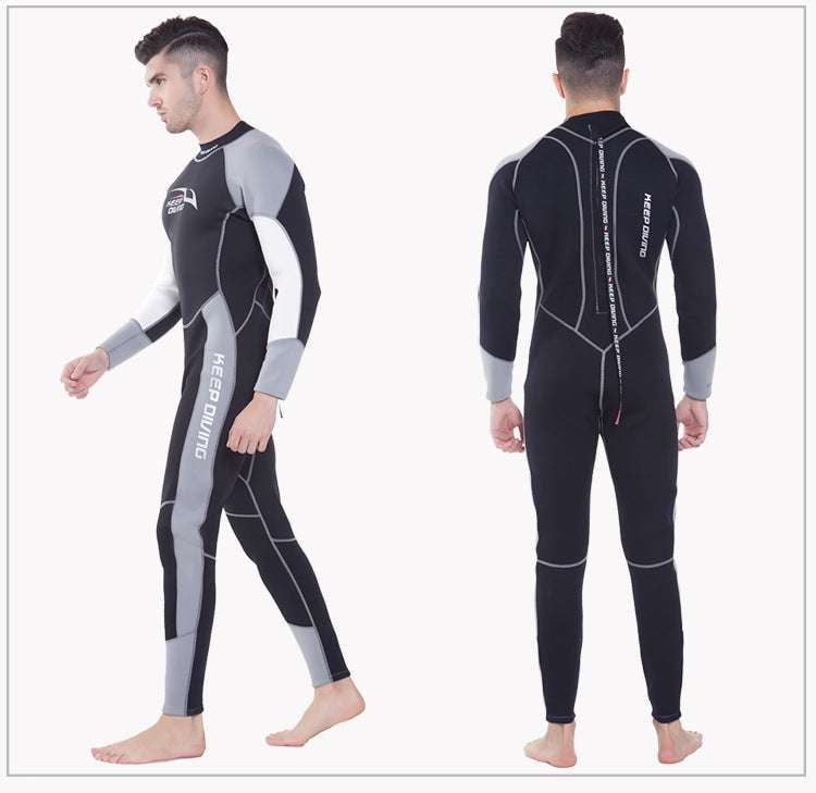 durable one-piece wetsuit, sun protection swimsuit, thermal swimwear winter - available at Sparq Mart