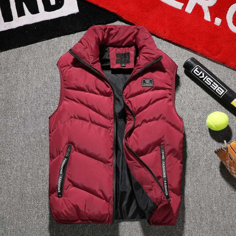 Comfortable Cotton Vest, Fashion Down Vest, Winter Cotton Vest - available at Sparq Mart