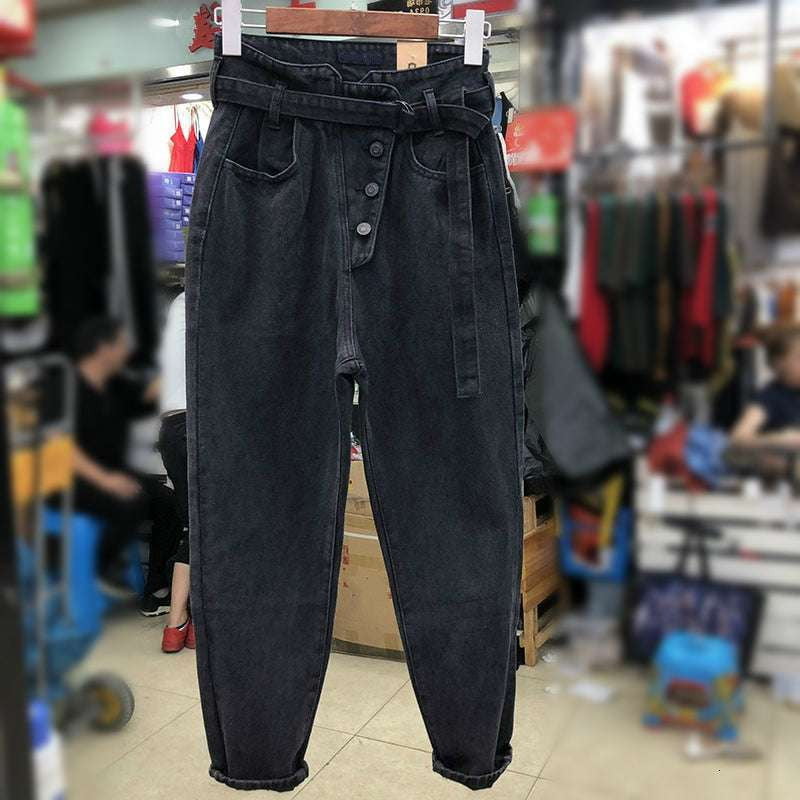 carrot cut pants, high waist denim, wide leg jeans - available at Sparq Mart