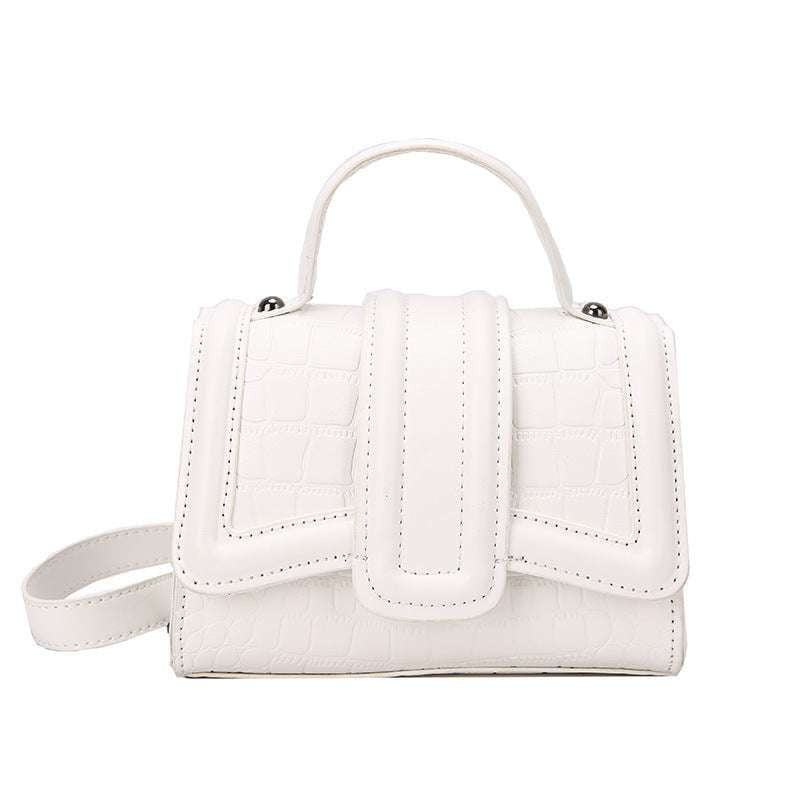 Embossed Messenger Bag, Shoulder Satchel Handbag, Stylish Crossbody Purse - available at Sparq Mart