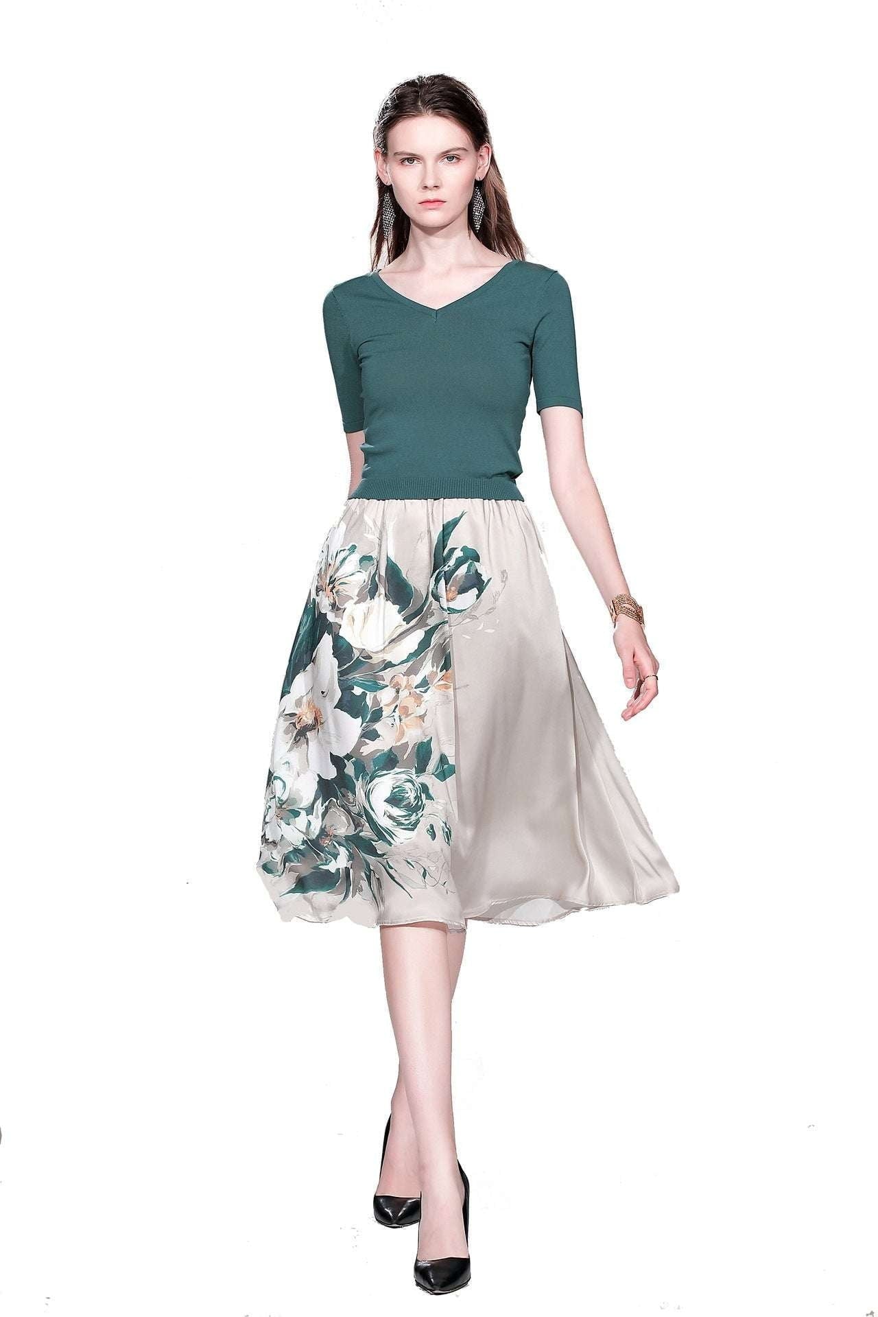 Fashion Skirt Set, Slim Fit Skirt, Trendy Skirt Outfit - available at Sparq Mart