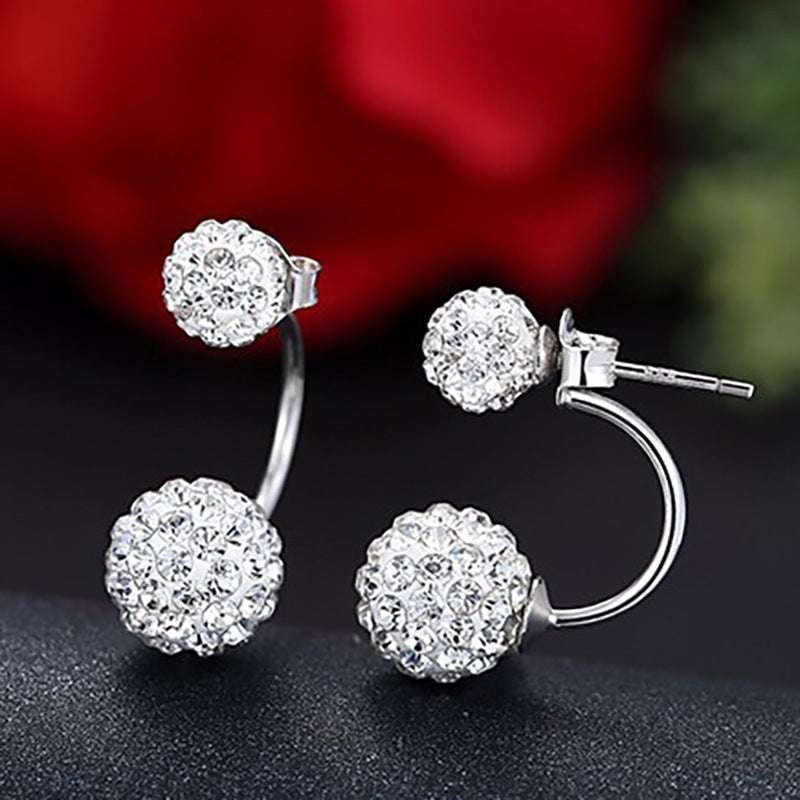 Chic White Earrings, Elegant Fashion Earrings, Trendy Stud Earrings - available at Sparq Mart