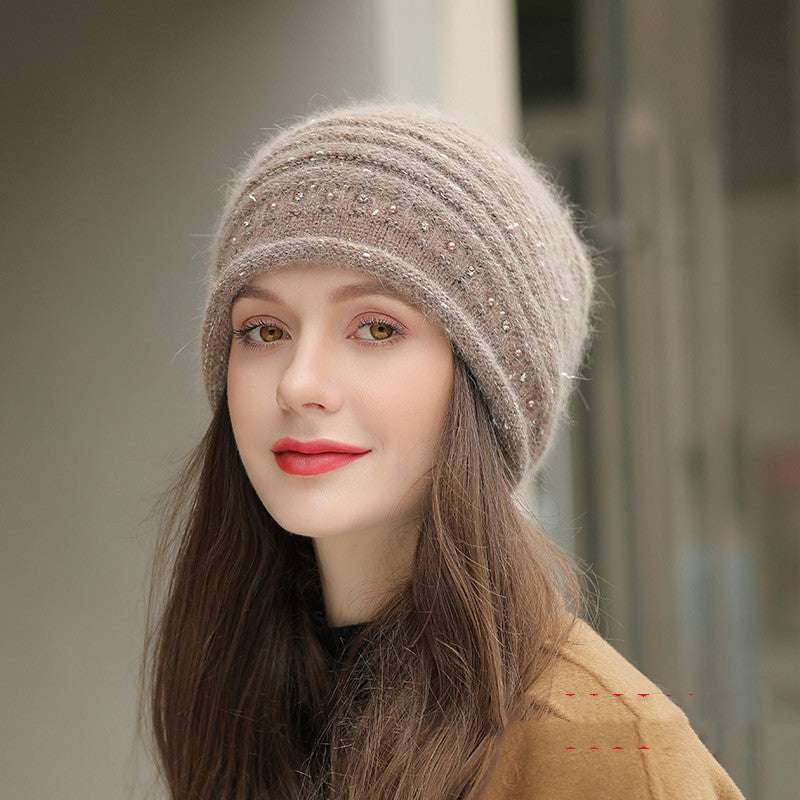 Autumn and Winter Fashion, Trendy Wool Hats, Women's Knitted Hats - available at Sparq Mart