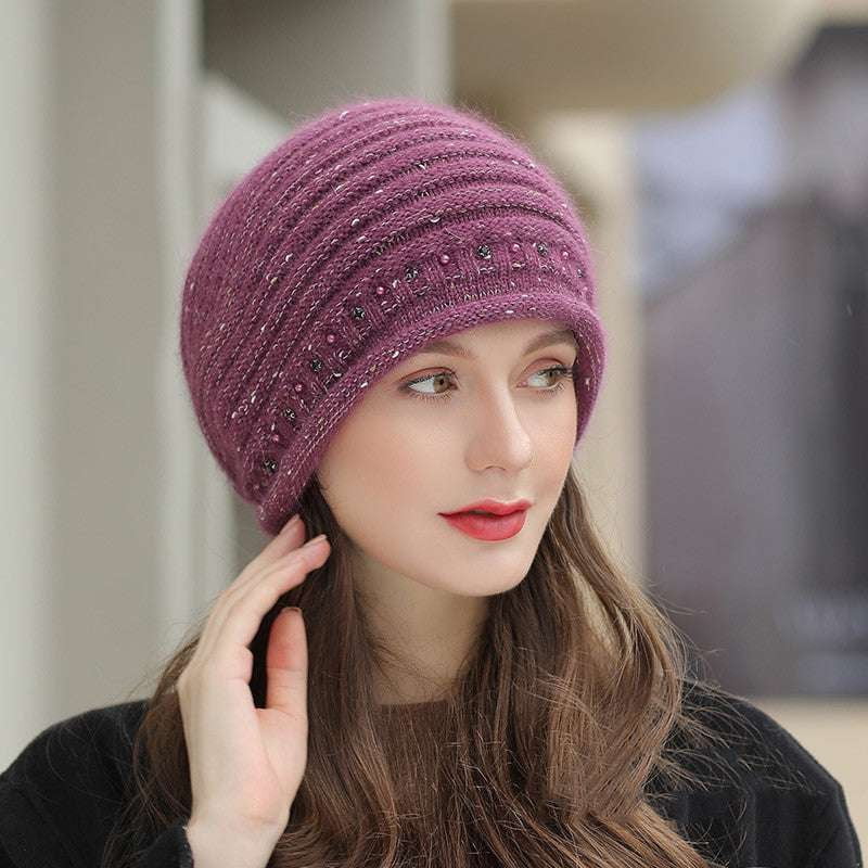 Autumn and Winter Fashion, Trendy Wool Hats, Women's Knitted Hats - available at Sparq Mart