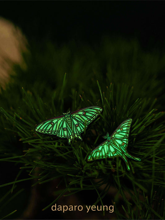 Butterfly Brooch Gift, Luminous Badge Accessory, Queen's Day Jewelry - available at Sparq Mart