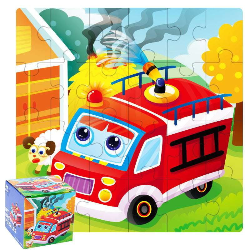 animal traffic game, cartoon dinosaur puzzle, kids wooden playset - available at Sparq Mart