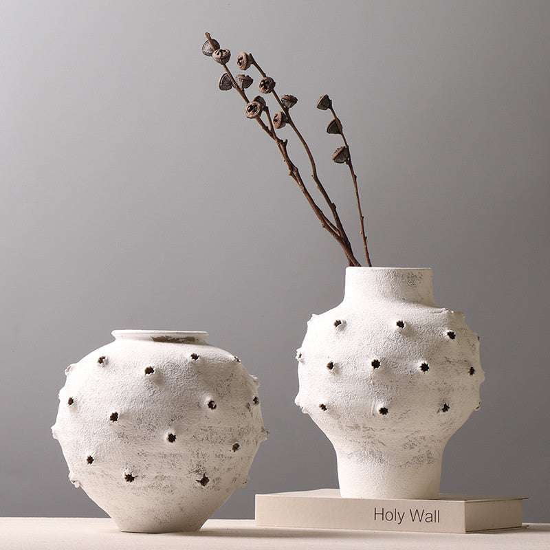 Ceramic Art Vases, Decorative Desktop Pottery, Modern Vase Decor - available at Sparq Mart