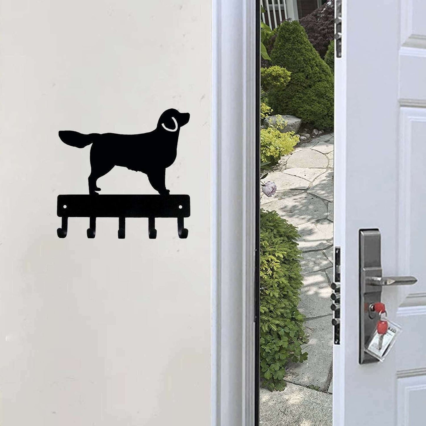 Dog key hook, Iron key organizer, Metal wall hanger - available at Sparq Mart