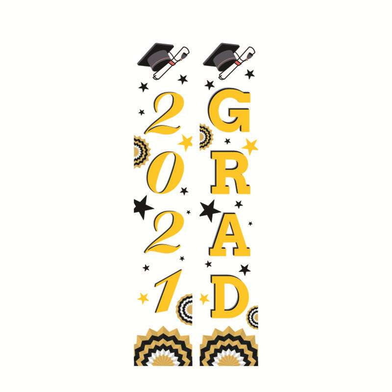 Ceremony Decoration Flags, Graduation Party Flags, Personalized Graduation Decor - available at Sparq Mart