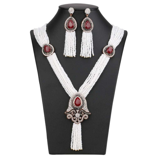 Elegant Tassel Set, Fashion Jewelry Trend, Tassel Jewelry Combo - available at Sparq Mart