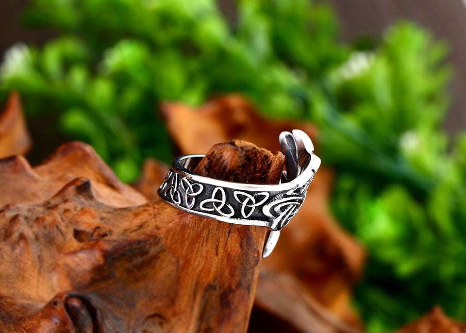 Bear Steel Ring, Nordic Jewelry Fashion, Viking Claw Ring - available at Sparq Mart