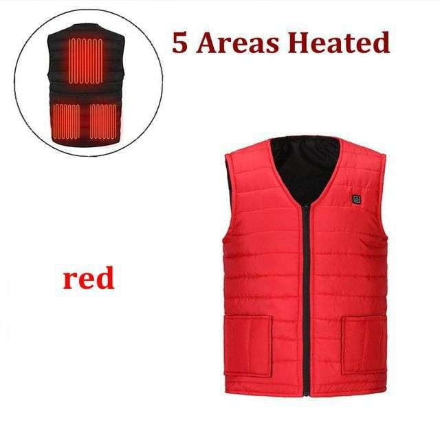 Smart Heated Jacket, USB Charging Vest, Winter Layering Essentials - available at Sparq Mart